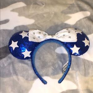 Blue star Minnie ears